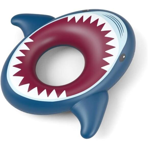 Swimming‎ Inflatable Shark Pool Floaties Water Fun Summer Beach for Kids - Picture 3 of 7